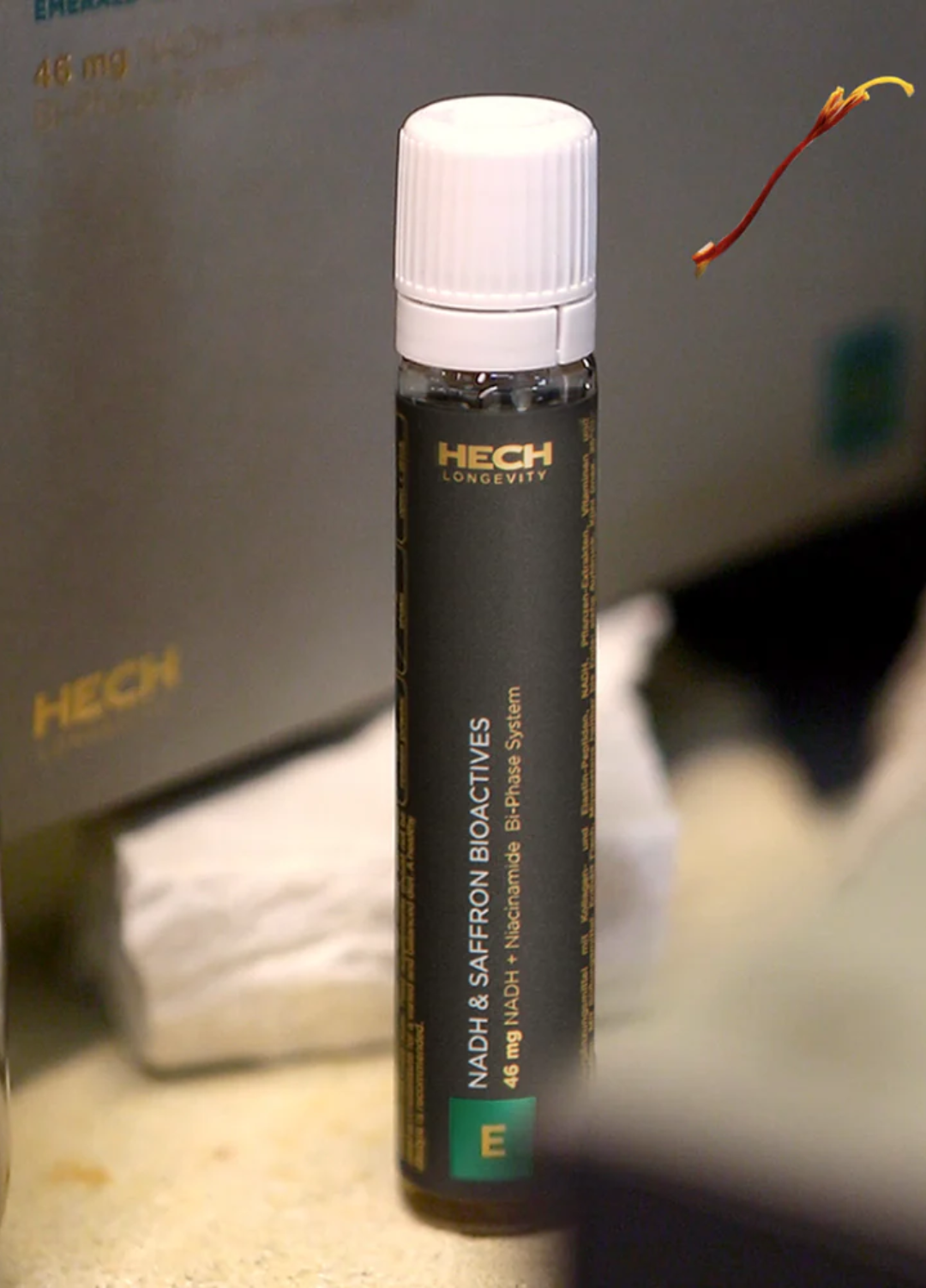 HECH® NADH & Saffron Bioactives – Cellular Longevity Elixir