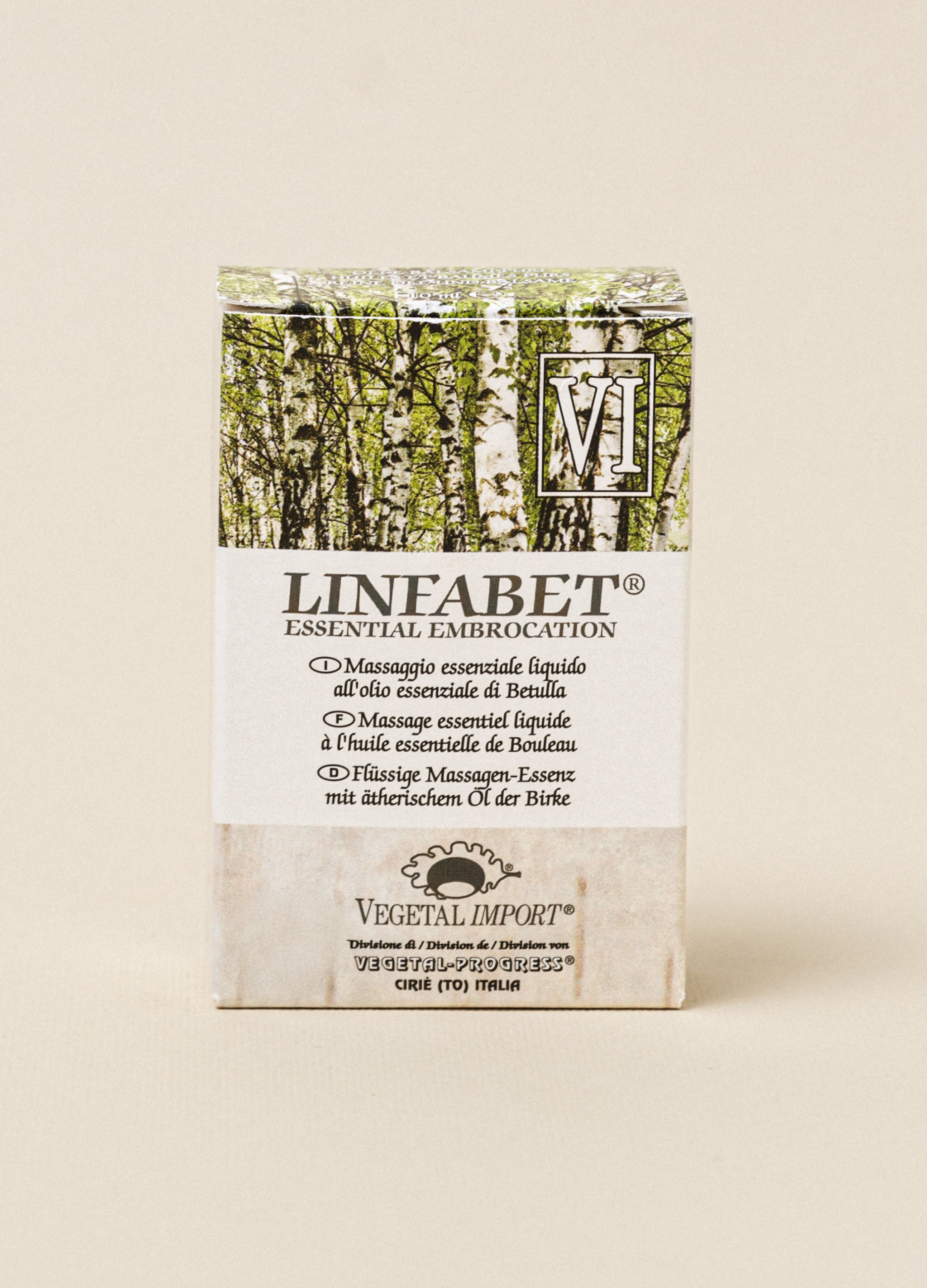 Linfabet Embrocation - Olio Essenziale di Corteccia di Betulla