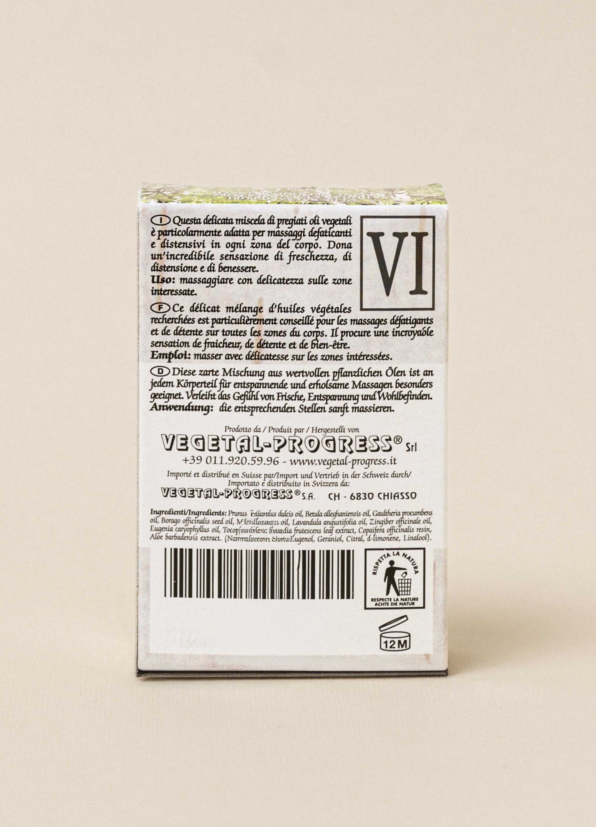 Linfabet Embrocation - Olio Essenziale di Corteccia di Betulla