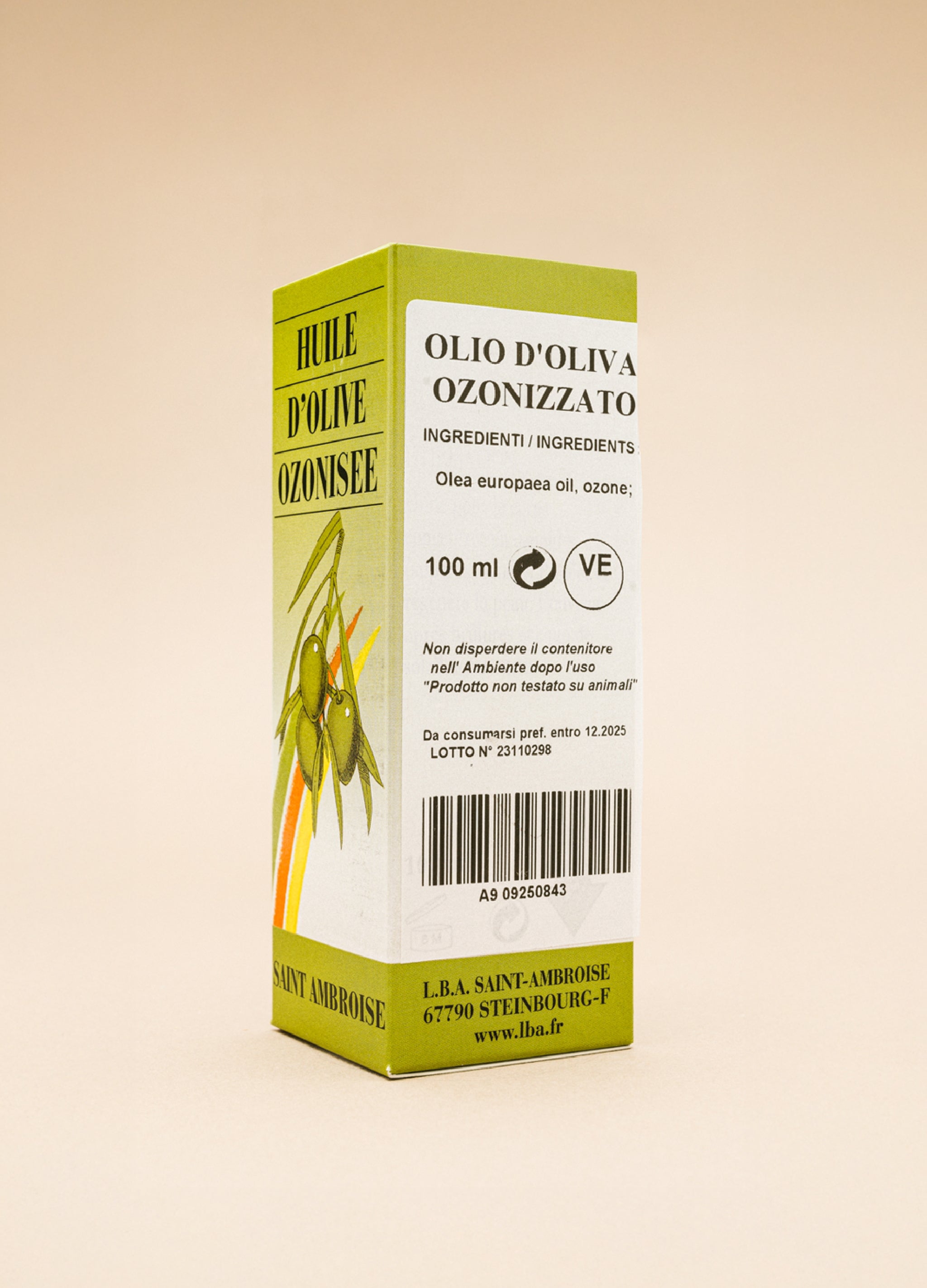 Olio Di Oliva Ozonizzato - Trattamento Ossigenante per Viso e Corpo